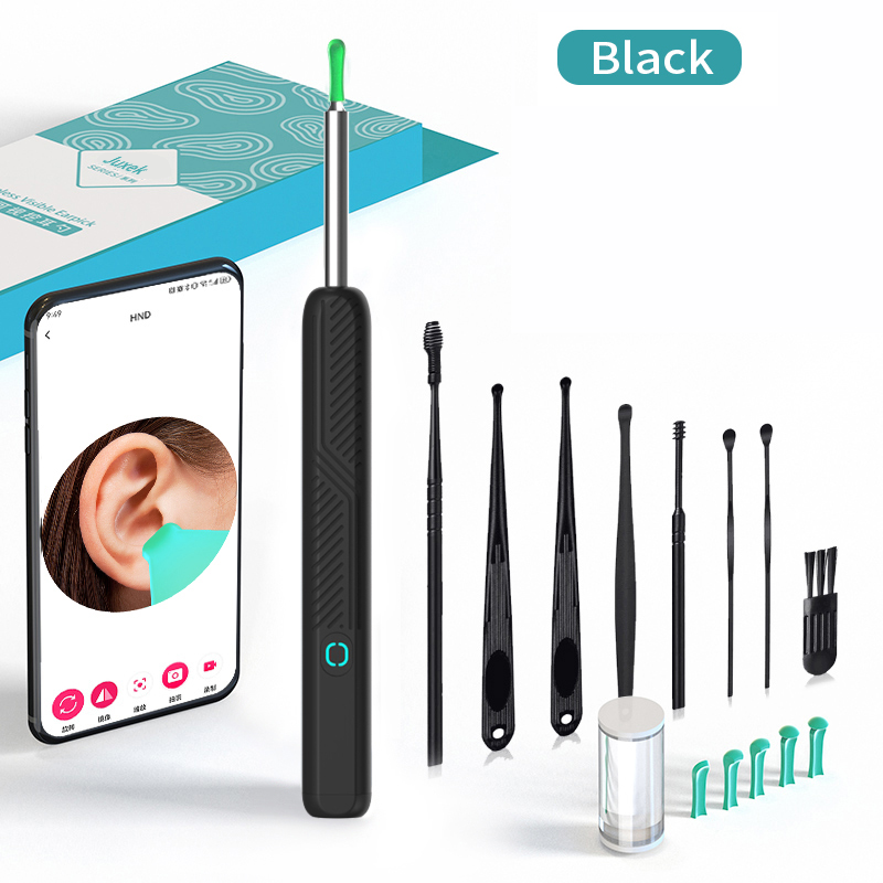 Juxek 360° Camera Ear Cleaner | Waterproof, Type-C Rechargeable, Phone Compatible - Dealsforyoudays